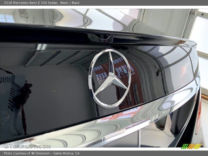 Black / Black 2018 Mercedes-Benz E 300 Sedan