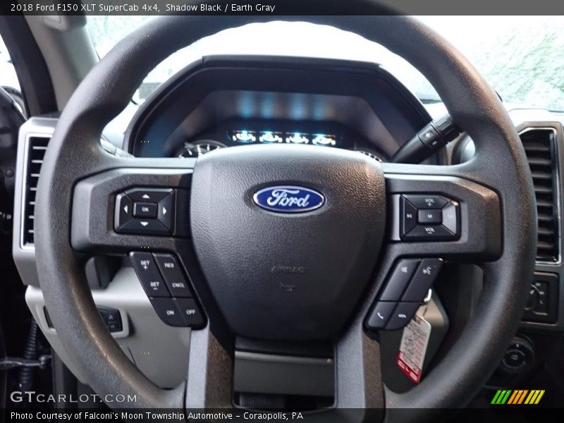 Shadow Black / Earth Gray 2018 Ford F150 XLT SuperCab 4x4