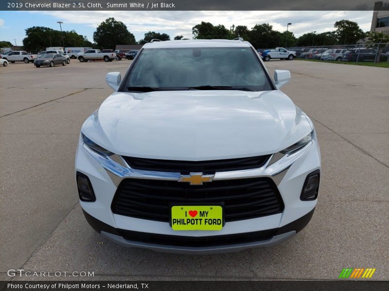 Summit White / Jet Black 2019 Chevrolet Blazer 2.5L Cloth