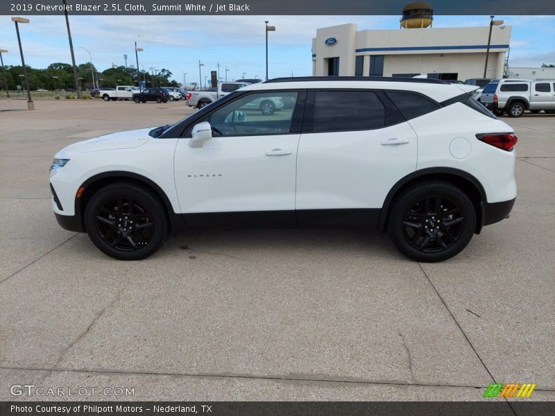 Summit White / Jet Black 2019 Chevrolet Blazer 2.5L Cloth