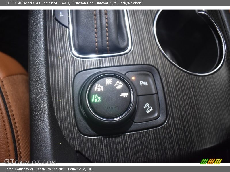 Crimson Red Tintcoat / Jet Black/Kalahari 2017 GMC Acadia All Terrain SLT AWD