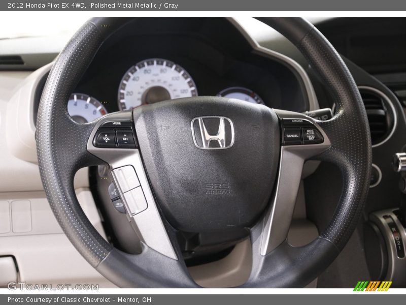 Polished Metal Metallic / Gray 2012 Honda Pilot EX 4WD