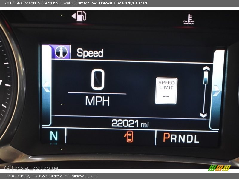 Crimson Red Tintcoat / Jet Black/Kalahari 2017 GMC Acadia All Terrain SLT AWD