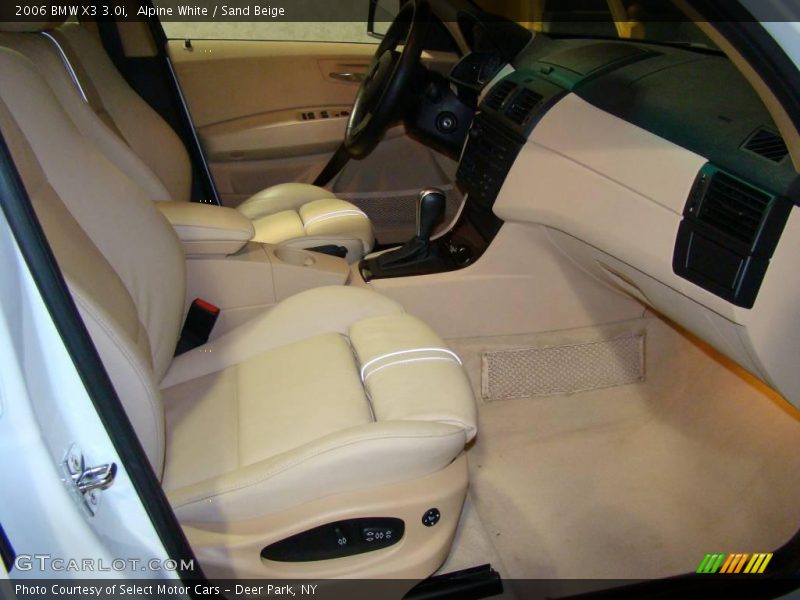 Alpine White / Sand Beige 2006 BMW X3 3.0i