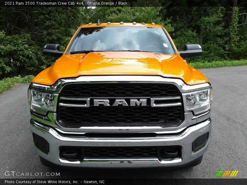 Omaha Orange / Black 2021 Ram 3500 Tradesman Crew Cab 4x4