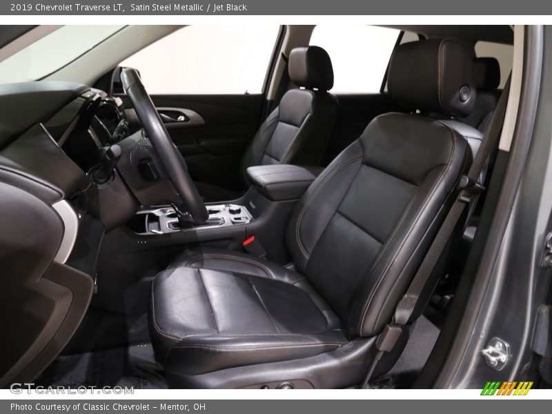 Satin Steel Metallic / Jet Black 2019 Chevrolet Traverse LT