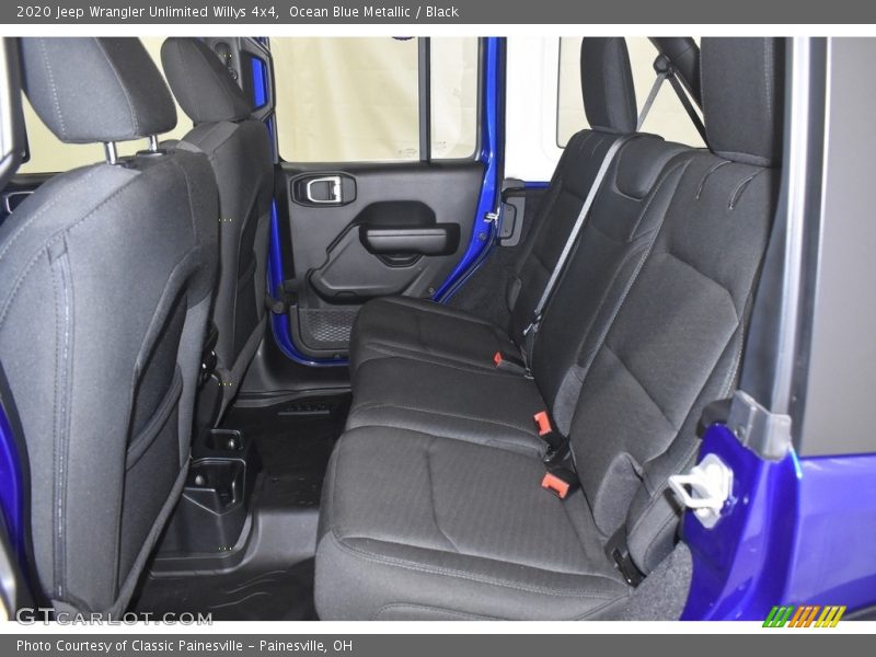 Ocean Blue Metallic / Black 2020 Jeep Wrangler Unlimited Willys 4x4