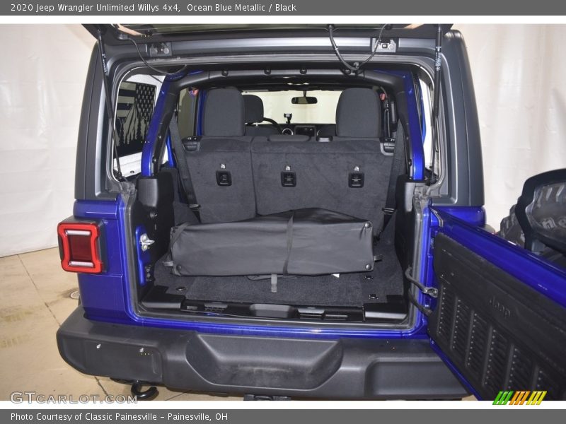 Ocean Blue Metallic / Black 2020 Jeep Wrangler Unlimited Willys 4x4