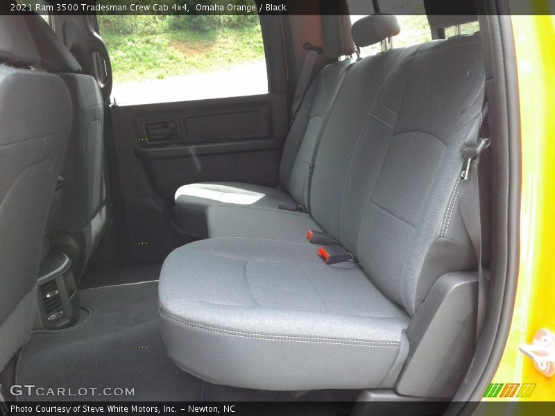 Rear Seat of 2021 3500 Tradesman Crew Cab 4x4