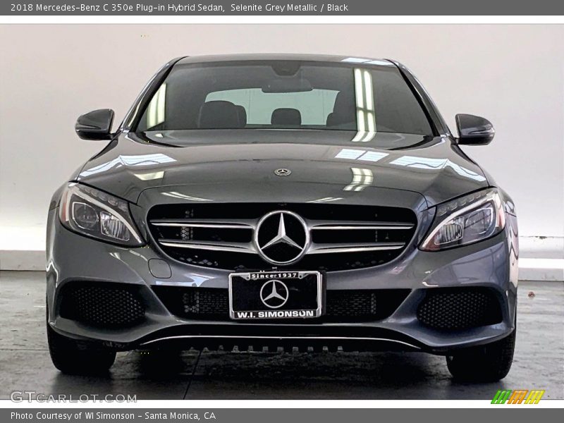 Selenite Grey Metallic / Black 2018 Mercedes-Benz C 350e Plug-in Hybrid Sedan