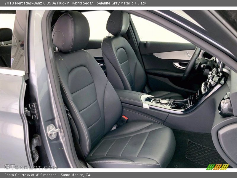 Selenite Grey Metallic / Black 2018 Mercedes-Benz C 350e Plug-in Hybrid Sedan