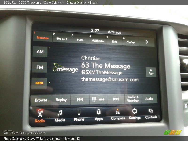 Audio System of 2021 3500 Tradesman Crew Cab 4x4