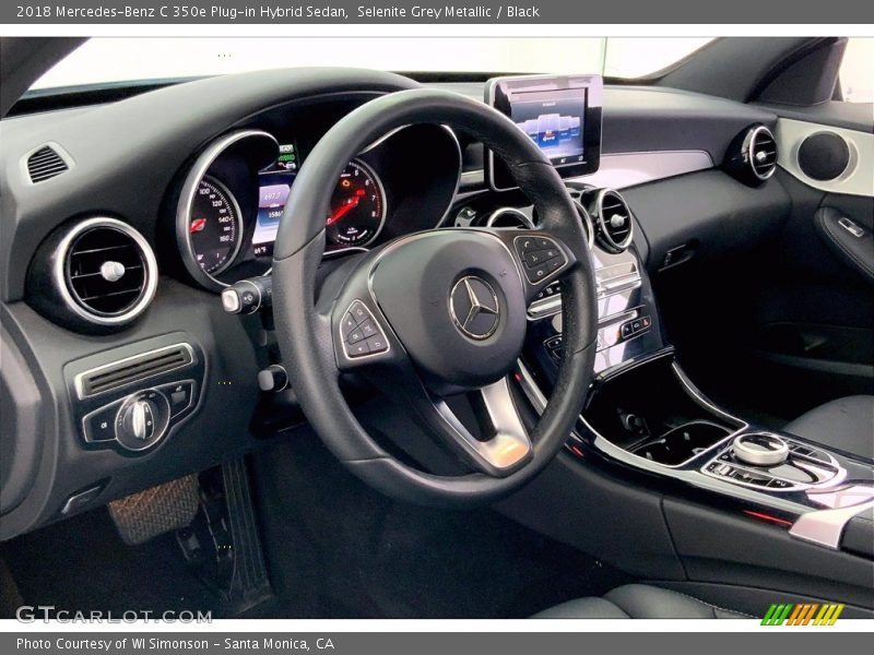 Selenite Grey Metallic / Black 2018 Mercedes-Benz C 350e Plug-in Hybrid Sedan