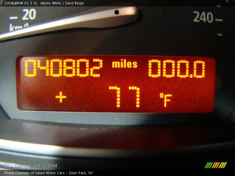 Alpine White / Sand Beige 2006 BMW X3 3.0i