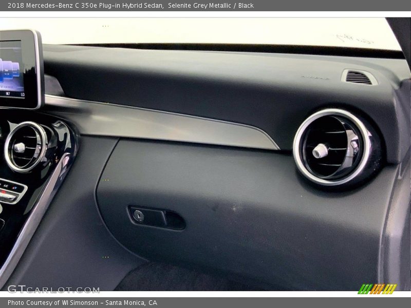 Selenite Grey Metallic / Black 2018 Mercedes-Benz C 350e Plug-in Hybrid Sedan