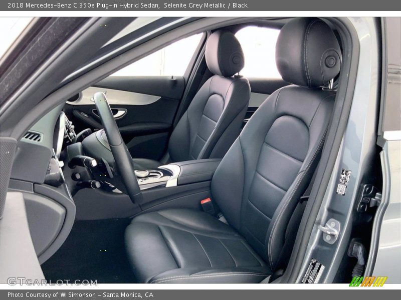 Selenite Grey Metallic / Black 2018 Mercedes-Benz C 350e Plug-in Hybrid Sedan