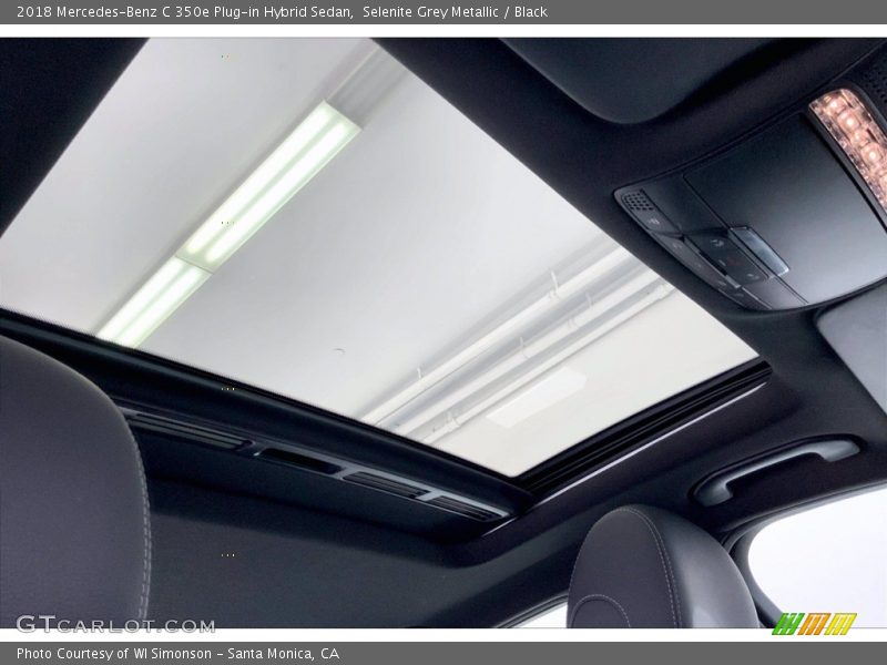 Selenite Grey Metallic / Black 2018 Mercedes-Benz C 350e Plug-in Hybrid Sedan