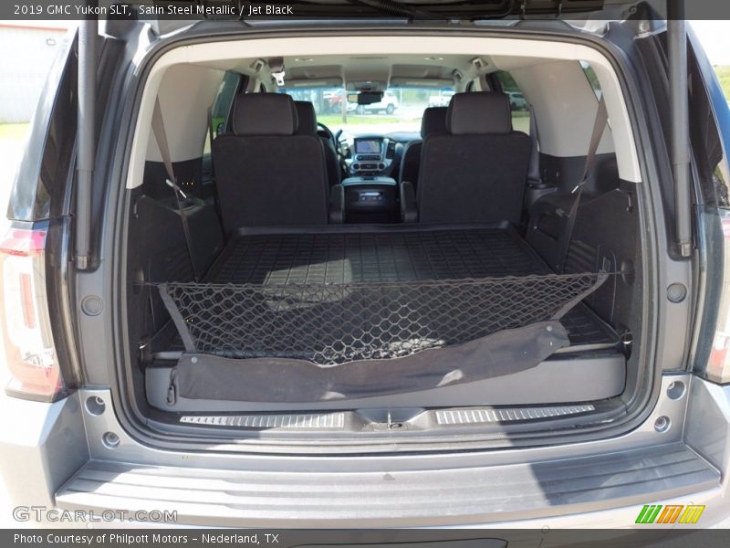 Satin Steel Metallic / Jet Black 2019 GMC Yukon SLT