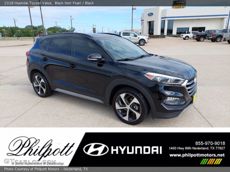 Black Noir Pearl / Black 2018 Hyundai Tucson Value