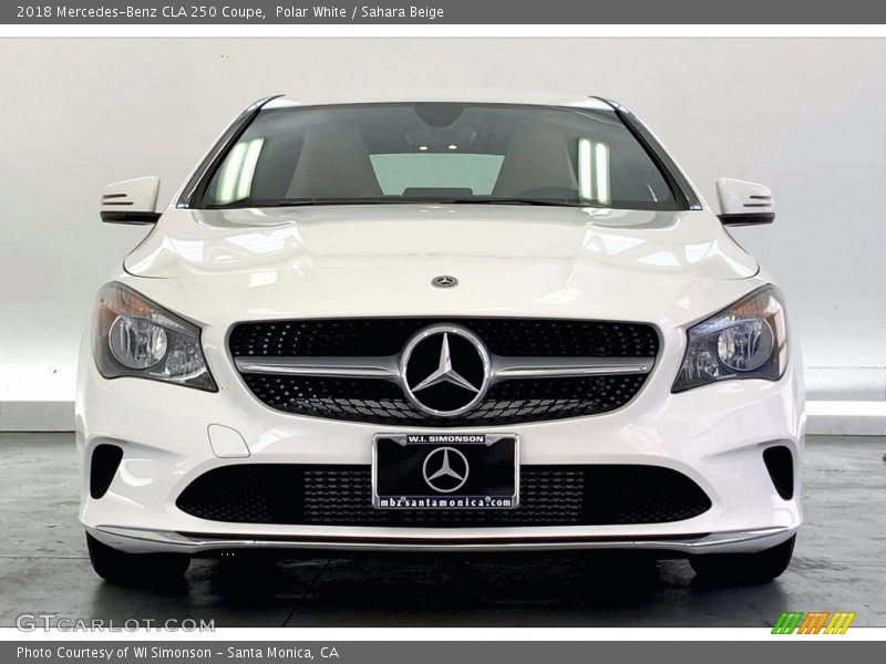 Polar White / Sahara Beige 2018 Mercedes-Benz CLA 250 Coupe