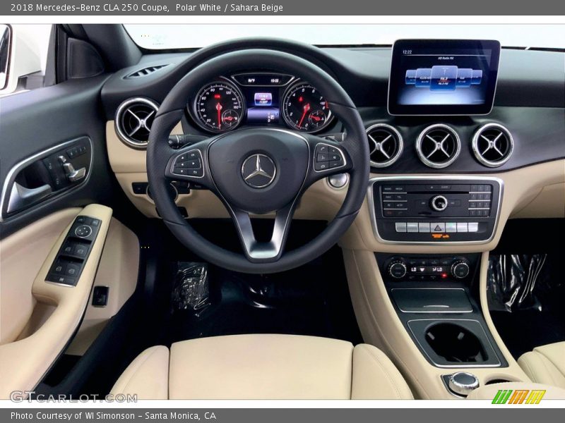 Polar White / Sahara Beige 2018 Mercedes-Benz CLA 250 Coupe