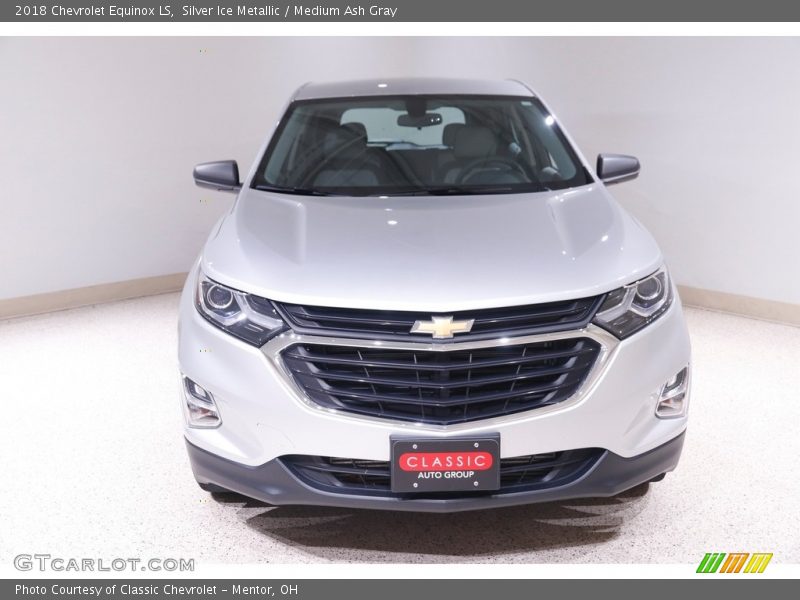 Silver Ice Metallic / Medium Ash Gray 2018 Chevrolet Equinox LS