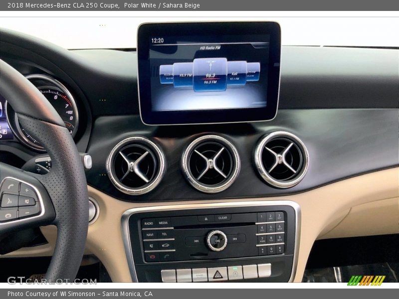 Polar White / Sahara Beige 2018 Mercedes-Benz CLA 250 Coupe