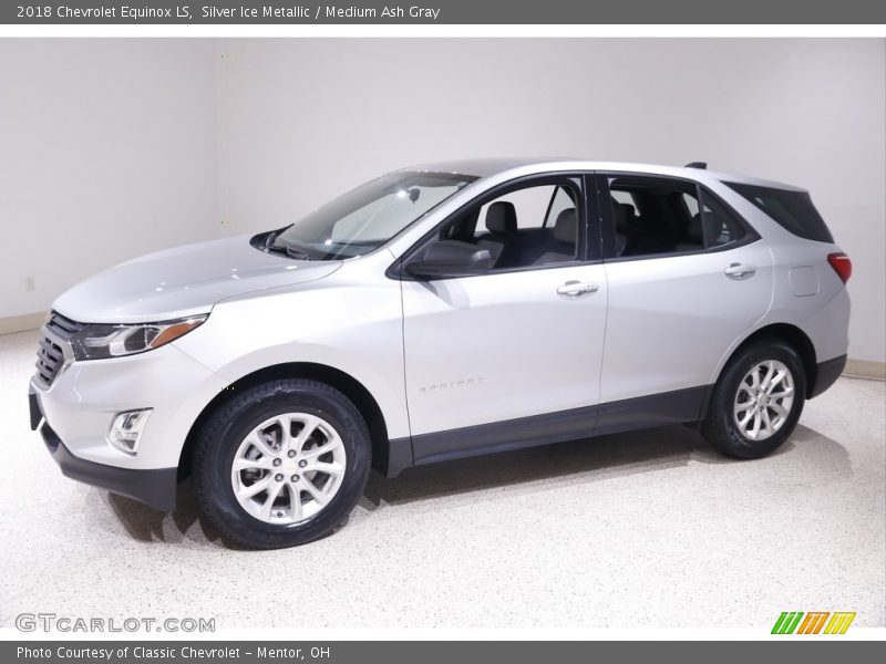 Silver Ice Metallic / Medium Ash Gray 2018 Chevrolet Equinox LS
