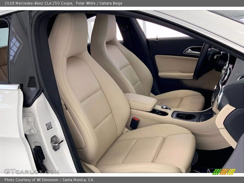 Polar White / Sahara Beige 2018 Mercedes-Benz CLA 250 Coupe