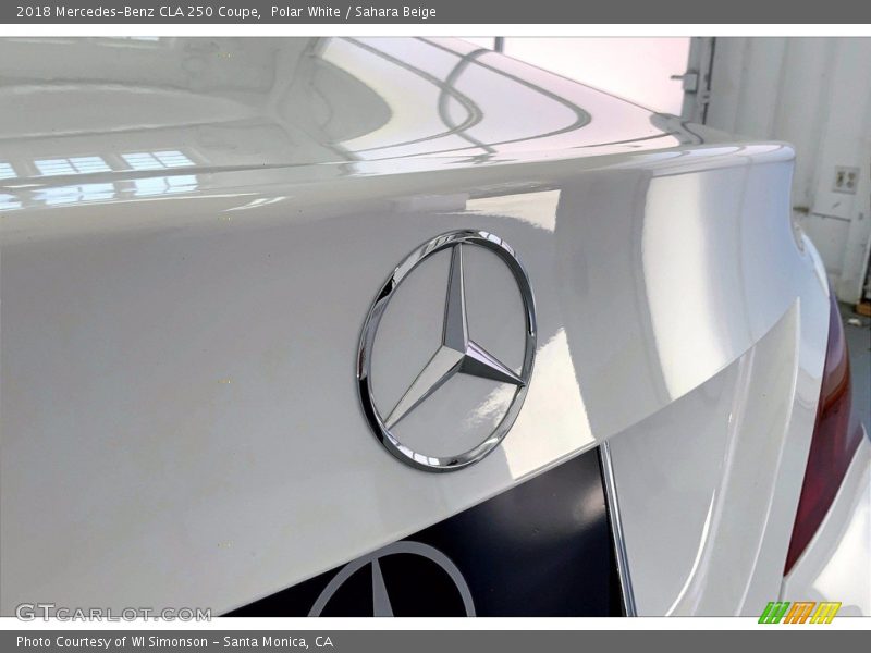 Polar White / Sahara Beige 2018 Mercedes-Benz CLA 250 Coupe