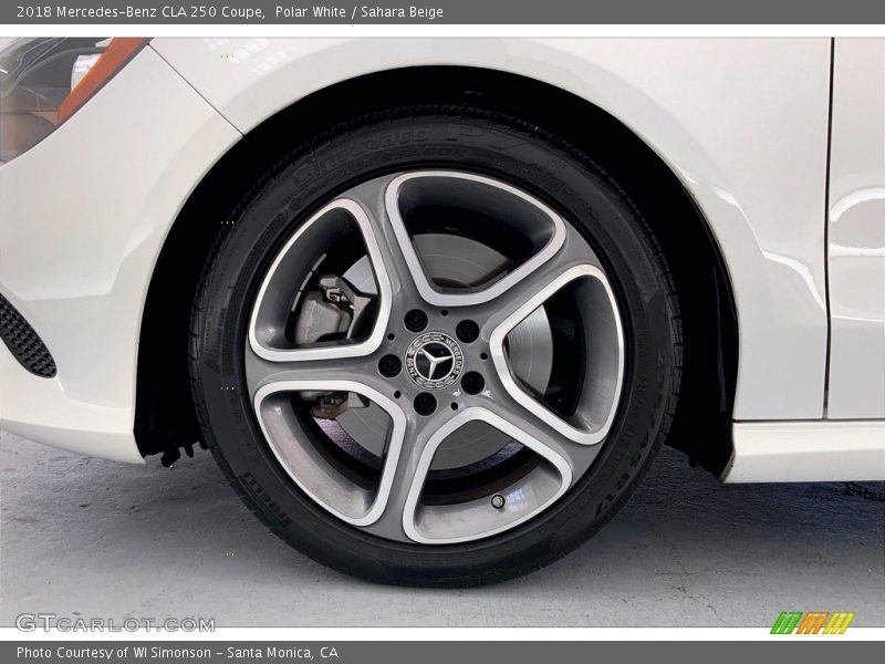 Polar White / Sahara Beige 2018 Mercedes-Benz CLA 250 Coupe