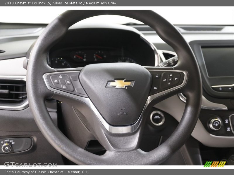 Silver Ice Metallic / Medium Ash Gray 2018 Chevrolet Equinox LS