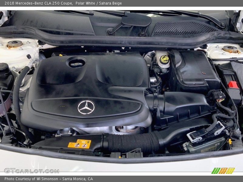 Polar White / Sahara Beige 2018 Mercedes-Benz CLA 250 Coupe