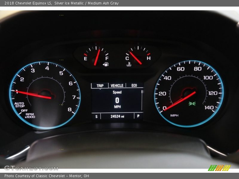 Silver Ice Metallic / Medium Ash Gray 2018 Chevrolet Equinox LS