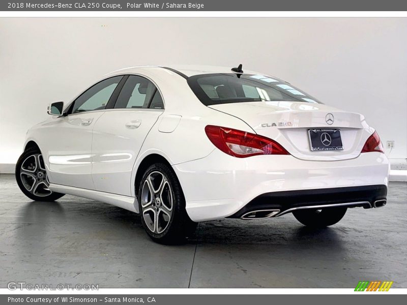 Polar White / Sahara Beige 2018 Mercedes-Benz CLA 250 Coupe