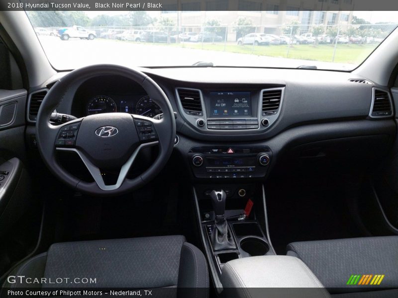 Dashboard of 2018 Tucson Value