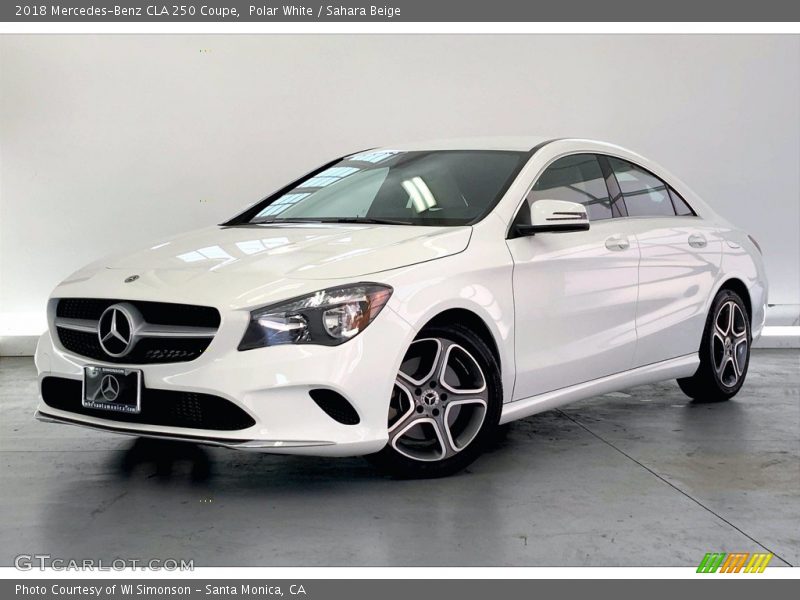 Polar White / Sahara Beige 2018 Mercedes-Benz CLA 250 Coupe