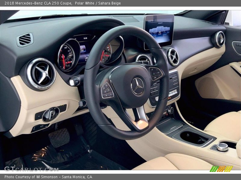 Polar White / Sahara Beige 2018 Mercedes-Benz CLA 250 Coupe