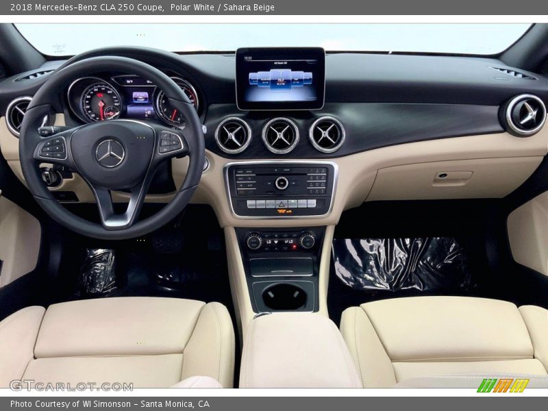 Polar White / Sahara Beige 2018 Mercedes-Benz CLA 250 Coupe
