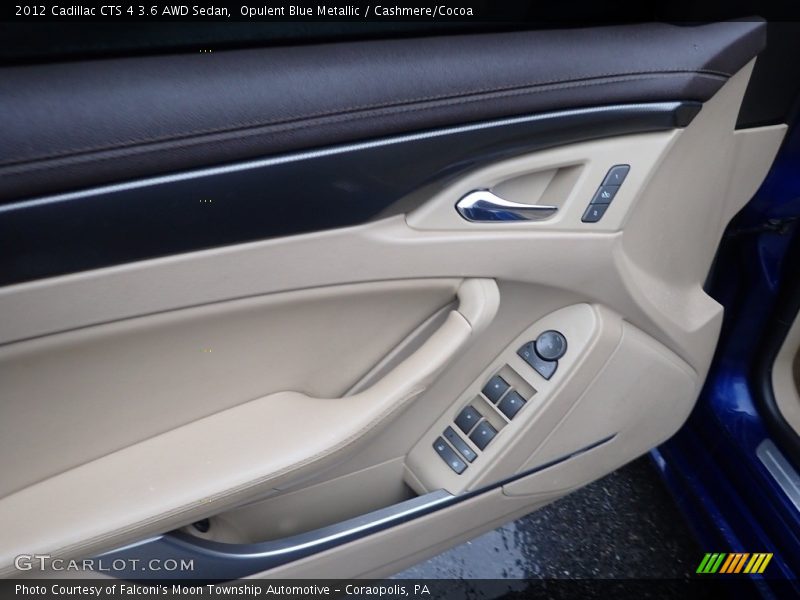 Opulent Blue Metallic / Cashmere/Cocoa 2012 Cadillac CTS 4 3.6 AWD Sedan