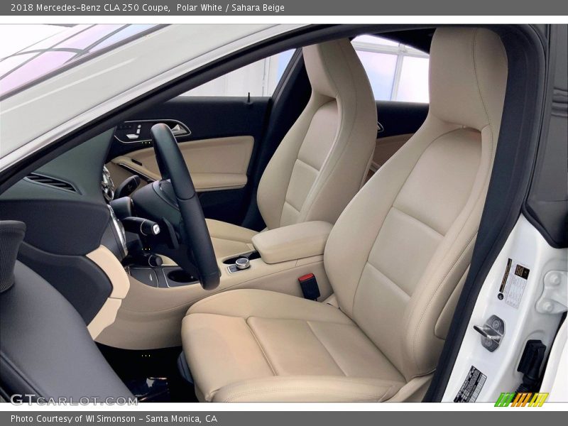 Polar White / Sahara Beige 2018 Mercedes-Benz CLA 250 Coupe