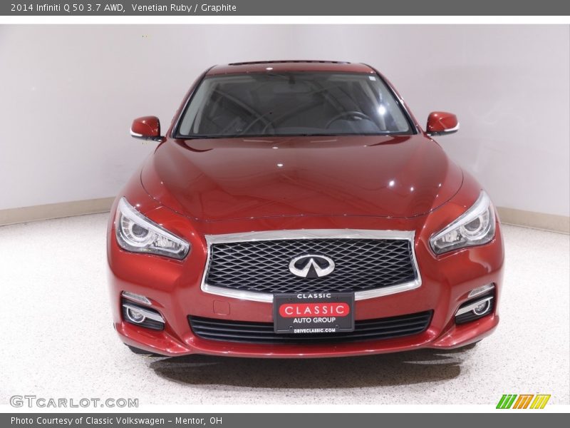 Venetian Ruby / Graphite 2014 Infiniti Q 50 3.7 AWD