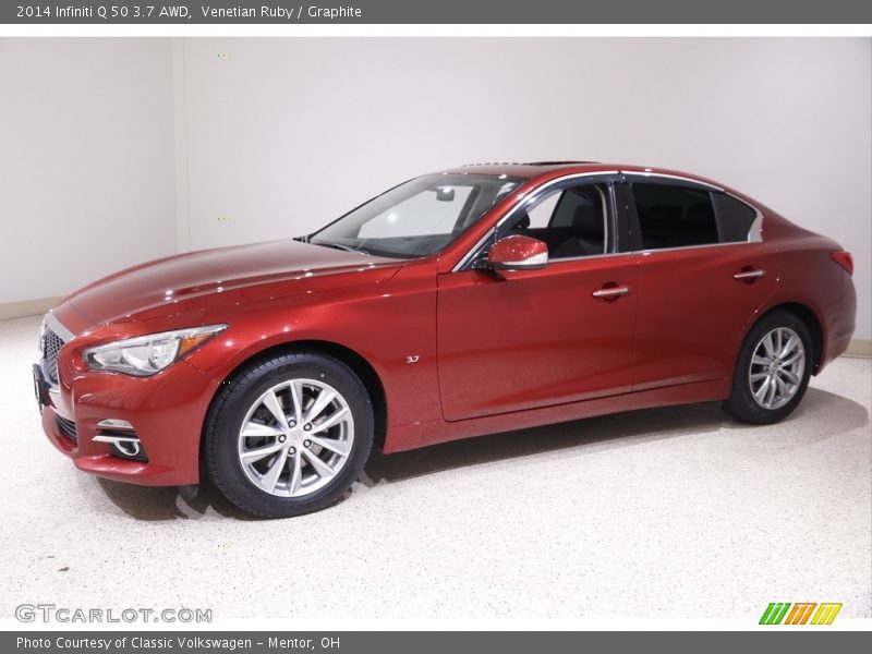 Venetian Ruby / Graphite 2014 Infiniti Q 50 3.7 AWD