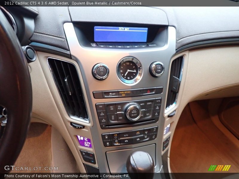 Opulent Blue Metallic / Cashmere/Cocoa 2012 Cadillac CTS 4 3.6 AWD Sedan