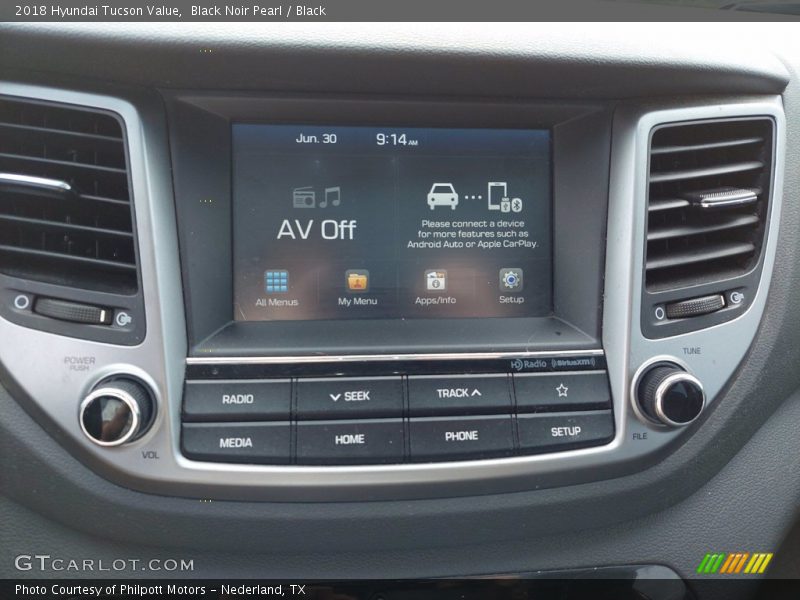 Controls of 2018 Tucson Value