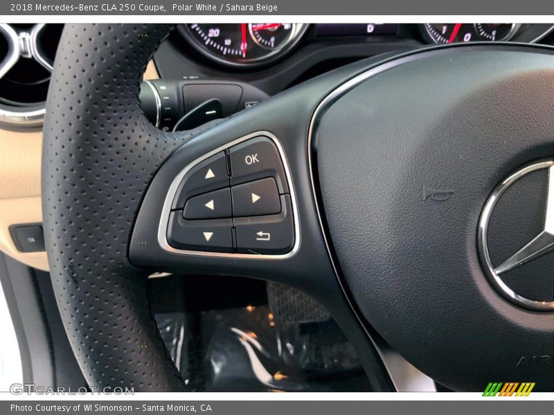 Polar White / Sahara Beige 2018 Mercedes-Benz CLA 250 Coupe