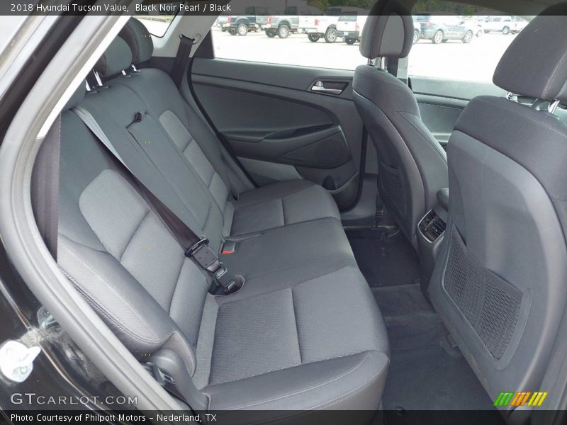 Rear Seat of 2018 Tucson Value