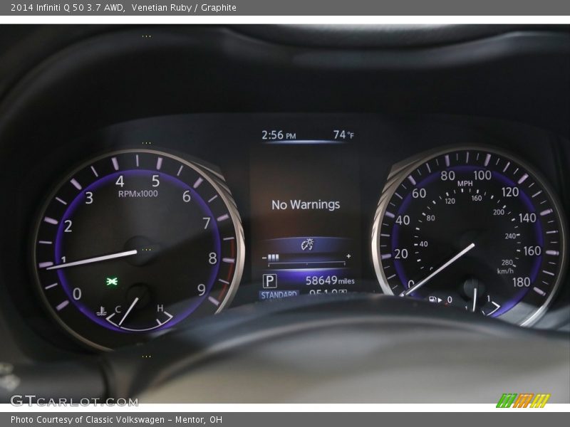 Venetian Ruby / Graphite 2014 Infiniti Q 50 3.7 AWD