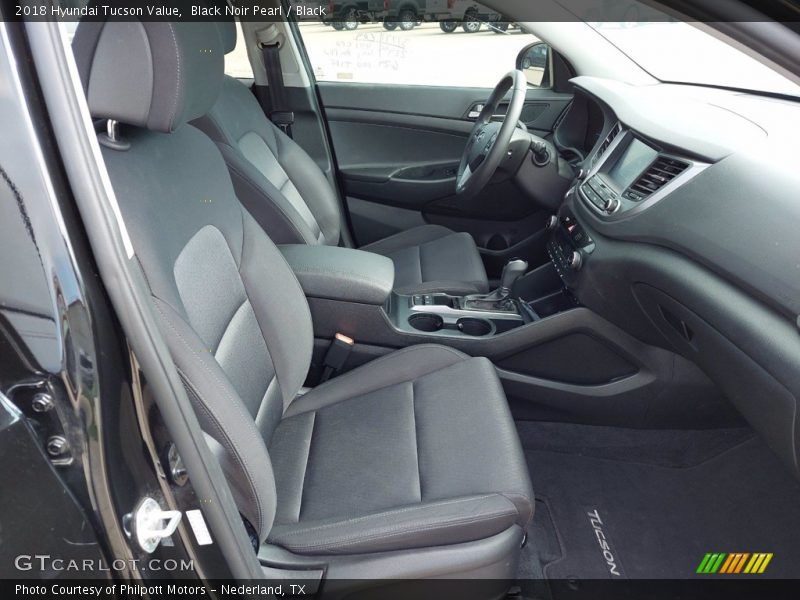 Front Seat of 2018 Tucson Value