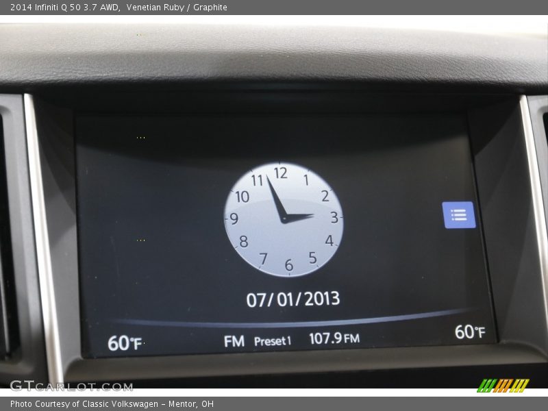 Venetian Ruby / Graphite 2014 Infiniti Q 50 3.7 AWD